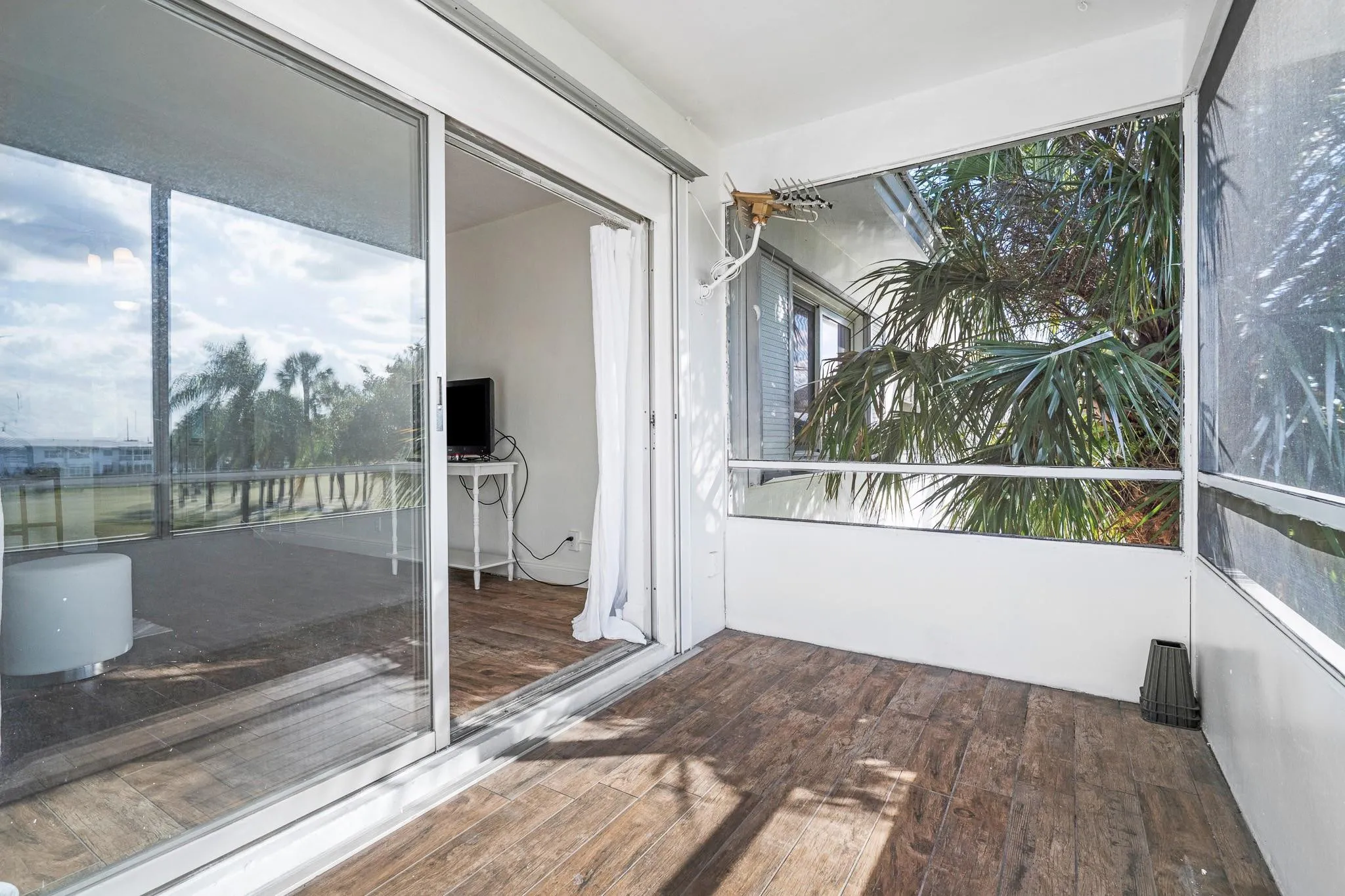 Screened Porch View