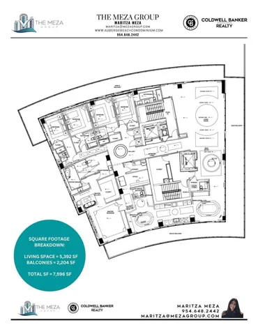 MAIN LEVEL PENTHOUSE FLOOR PLAN