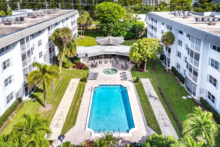 Courtyard Pool Area - Looking North