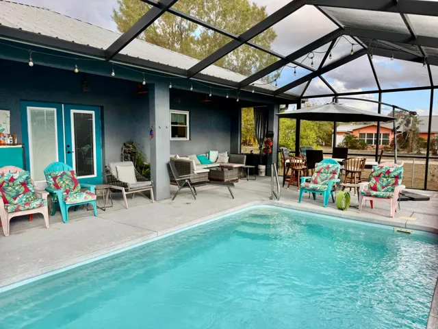 Screened Heated pool