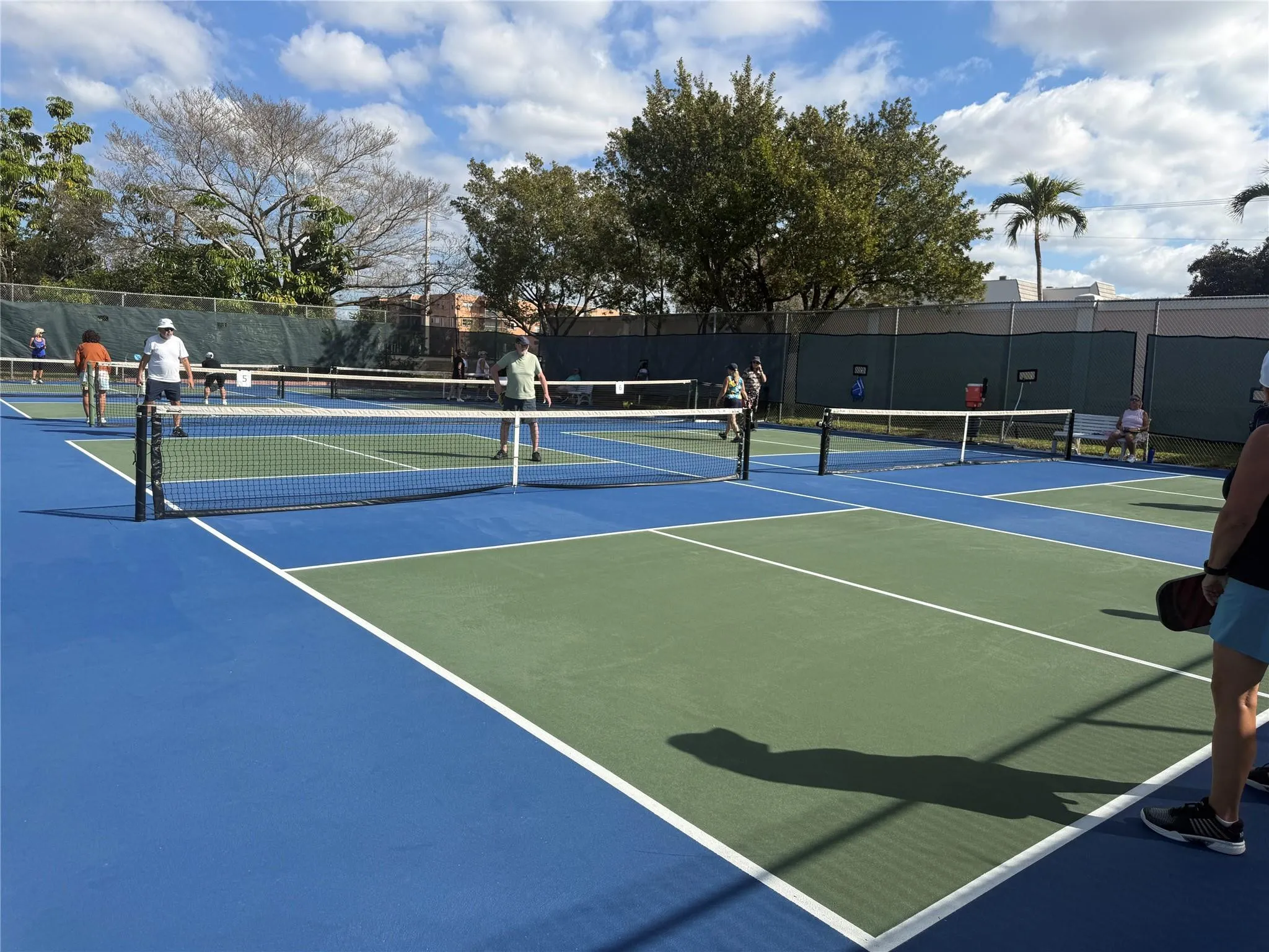 Pickleball court