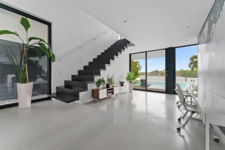 Office Area/Stairs to Guest Wing