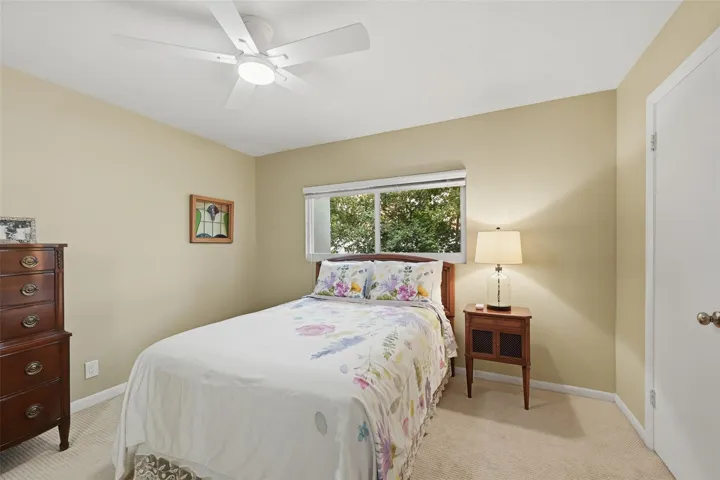 Bright and inviting bedroom offering comfort, flexibility, and generous living space.