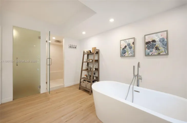 Primary bathroom.