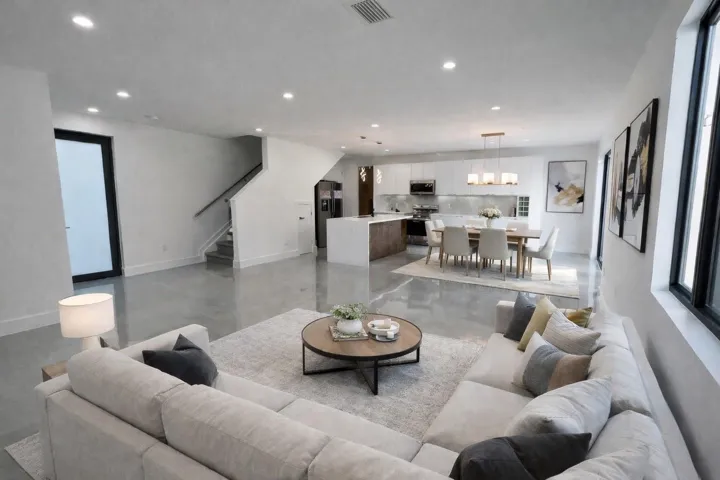 Modern Contemporary Style Townhome (Furniture Rendering