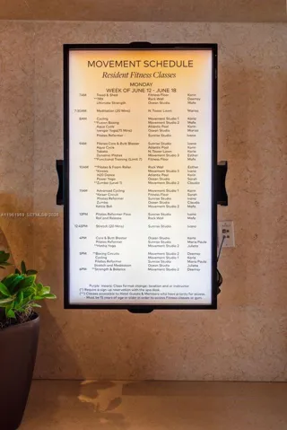 Sample Class Schedule