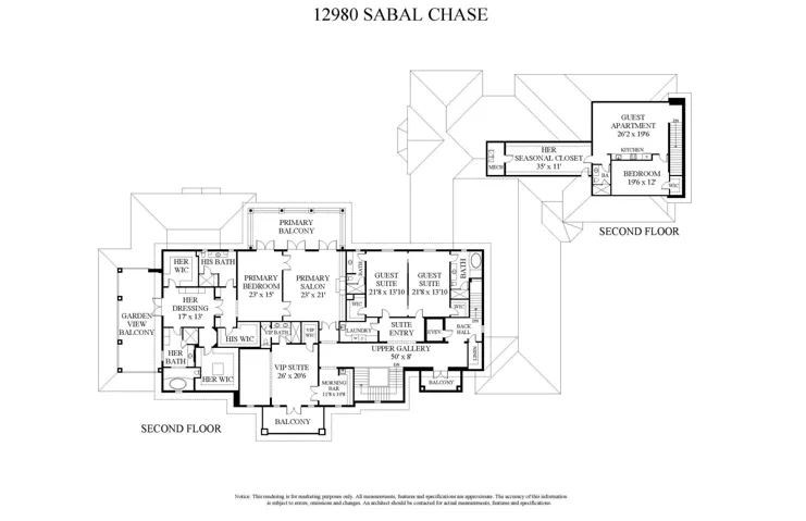 12980 Sabal Chase Second Floorplan 1-23-