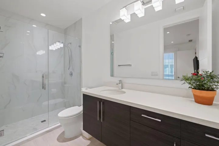 All bathrooms four are very spacious