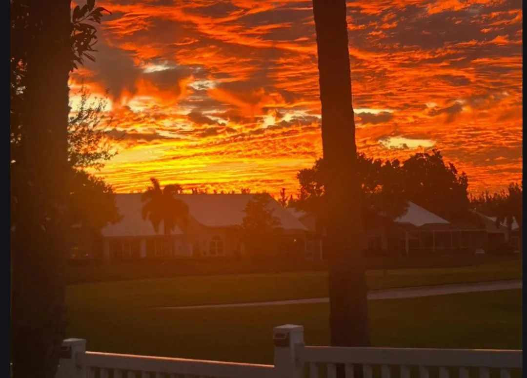 Enjoy the stunning sunsets from your patio