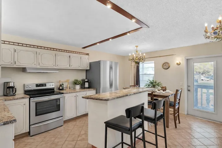 Kitchen is design virtually to show potential.