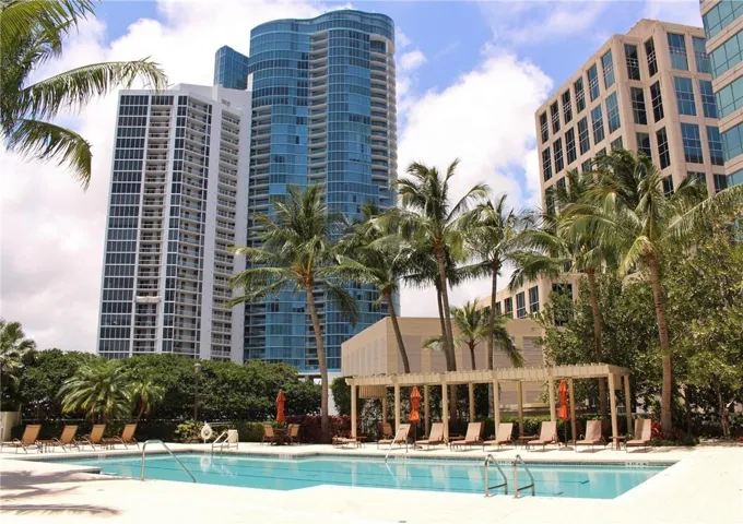 Resort-style heated pool