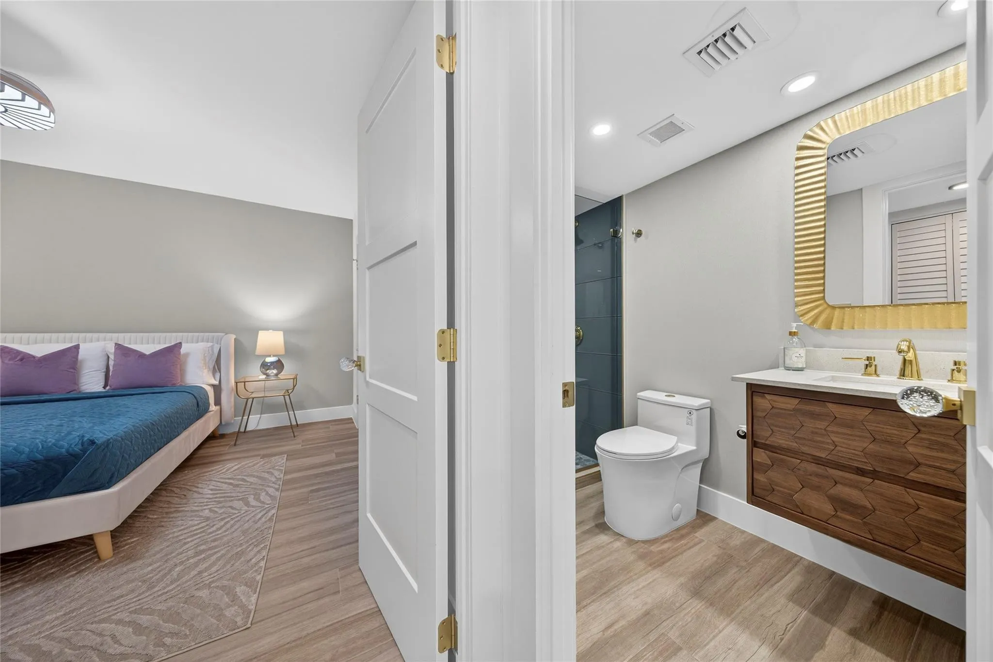 Second bedroom and bath