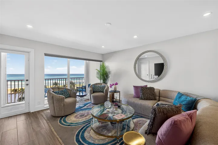 overlooking balcony and ocean