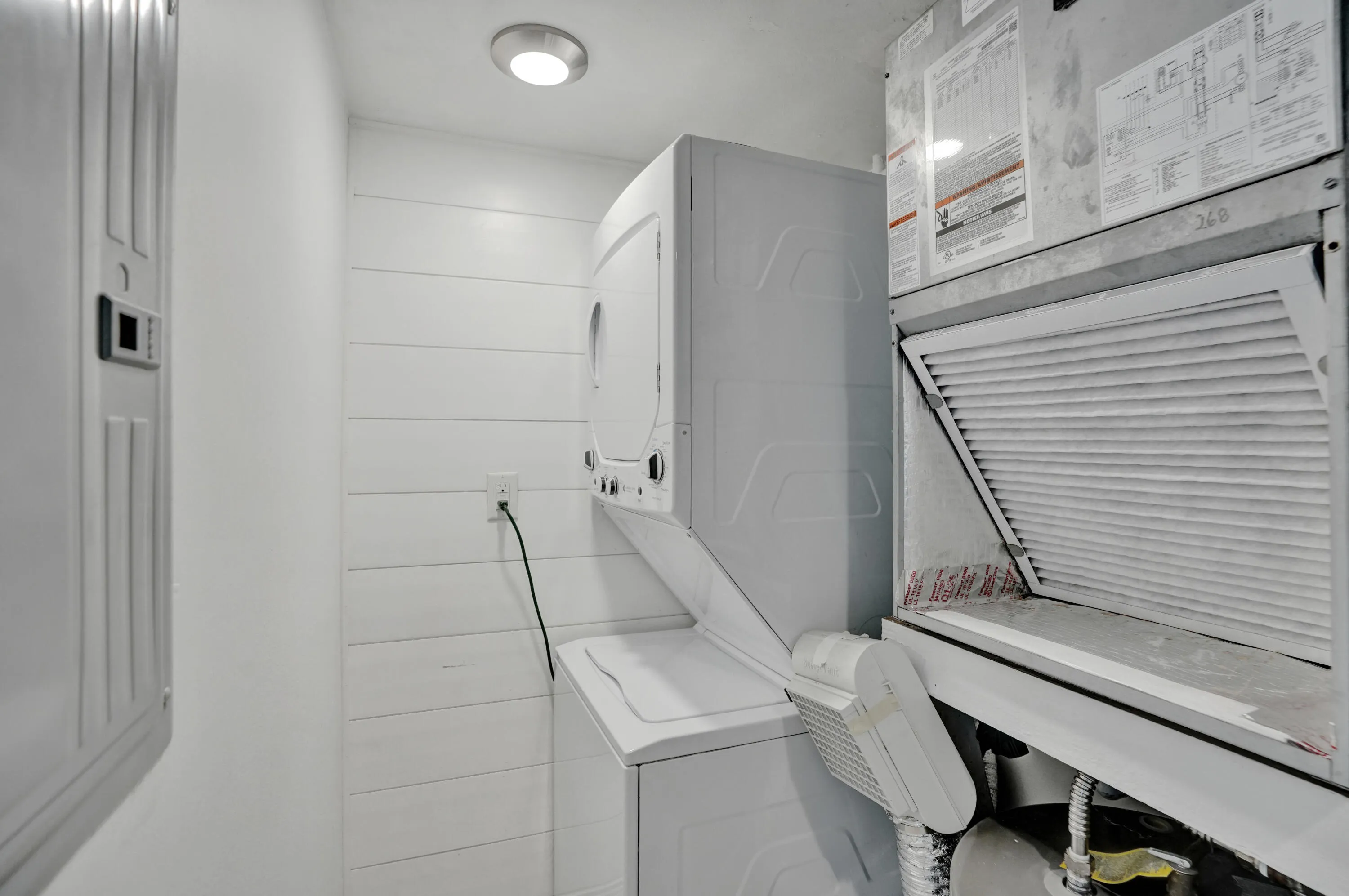 Washer and dryer in unit