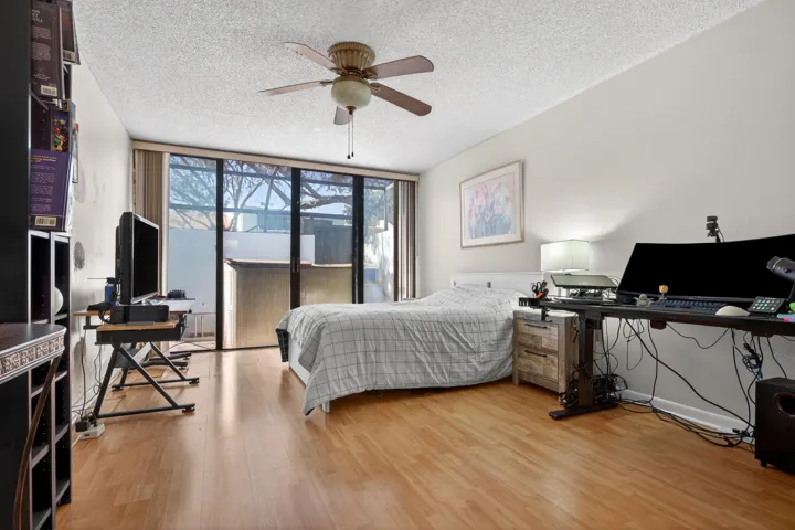 Main Bedroom with large sliding doors