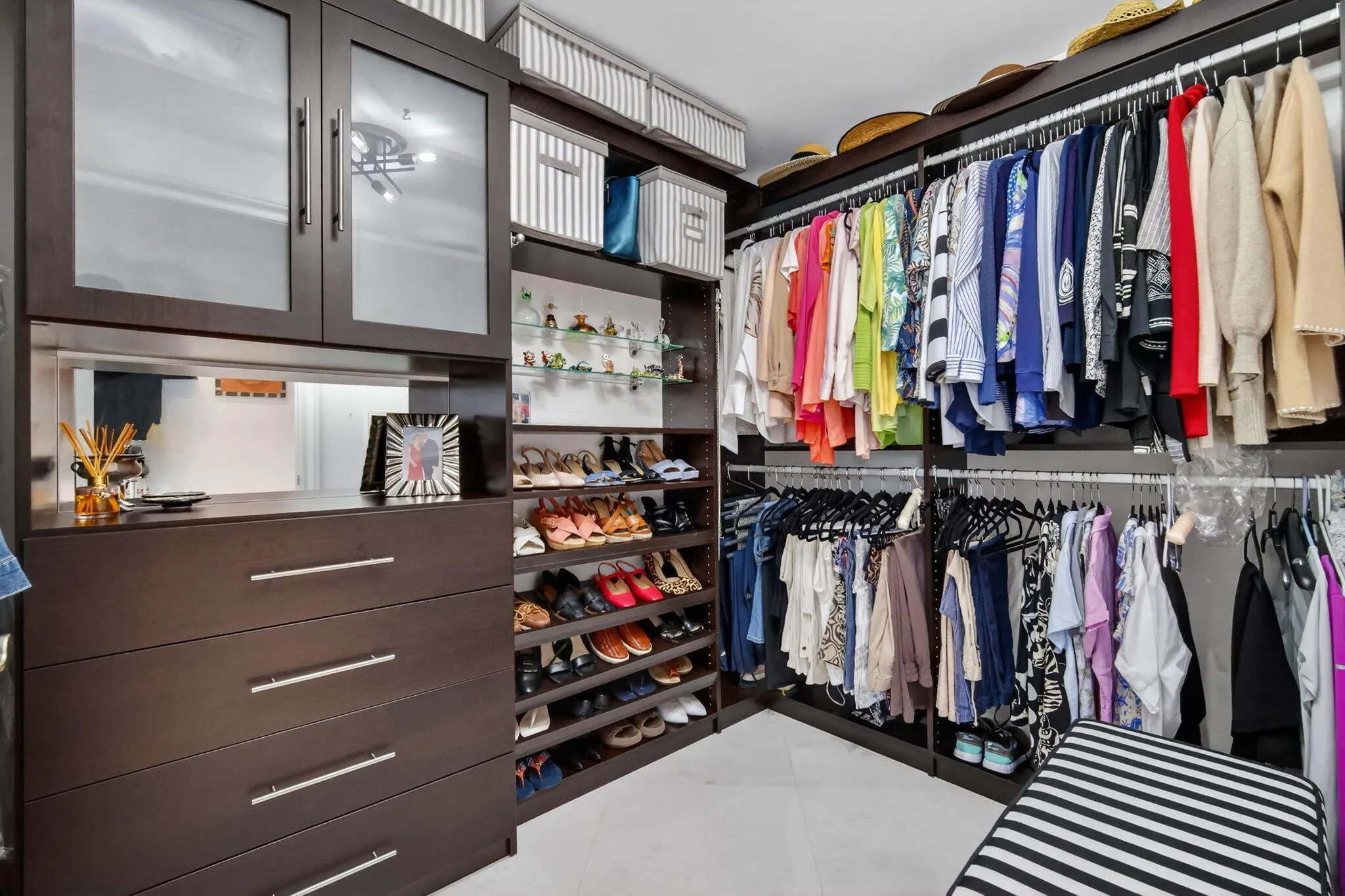 2 Large walk-in closets built out