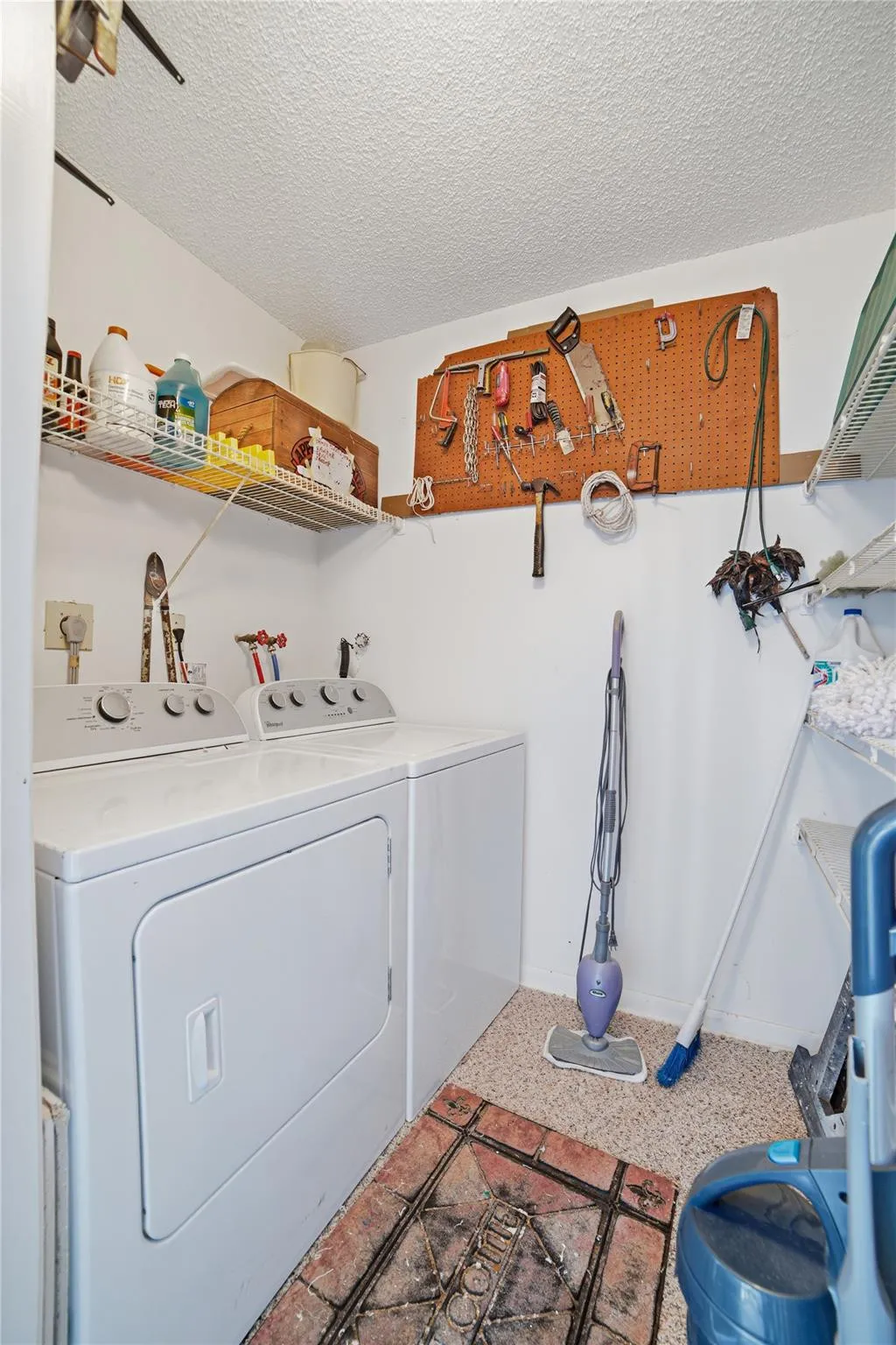 WASHER/DRYER IN STORAGE ROOM