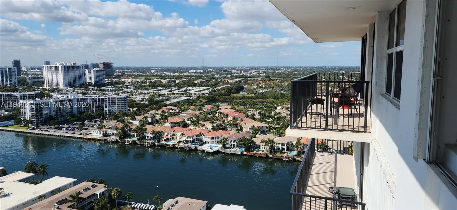 the view from the balcony