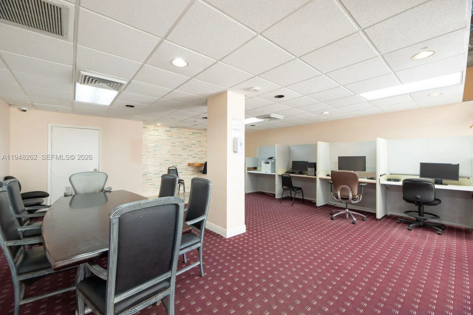 business center.