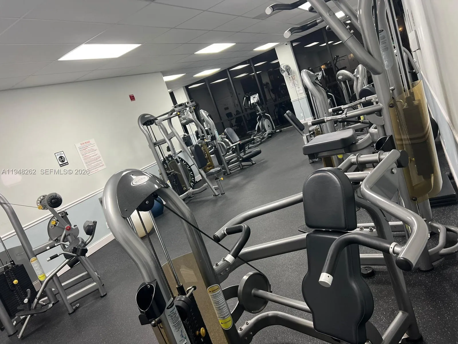 Updated gym/fitness center 1 at downstairs pool area