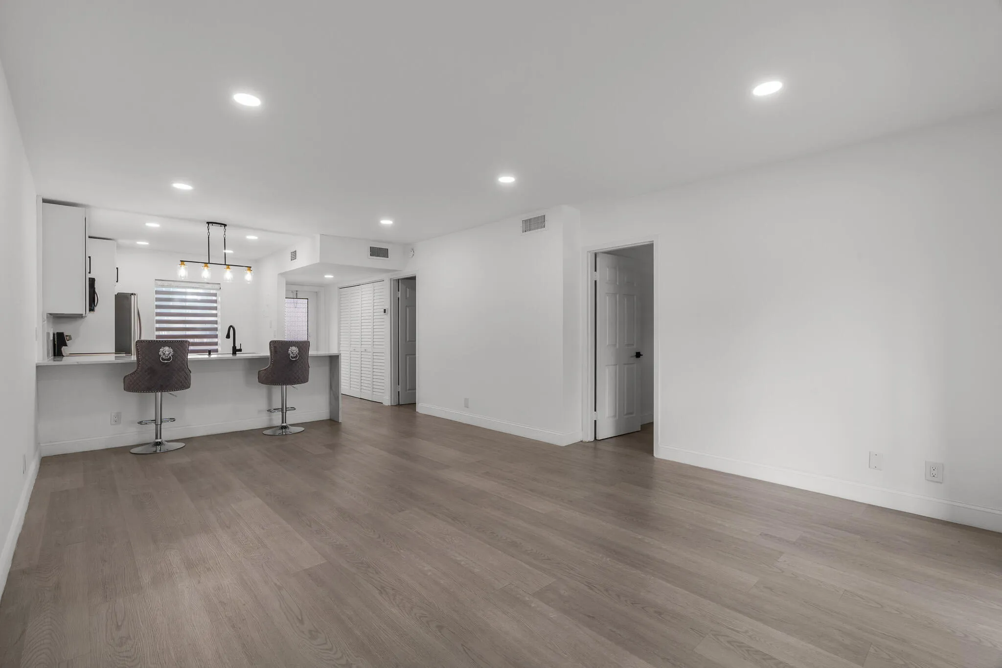 split floor plan