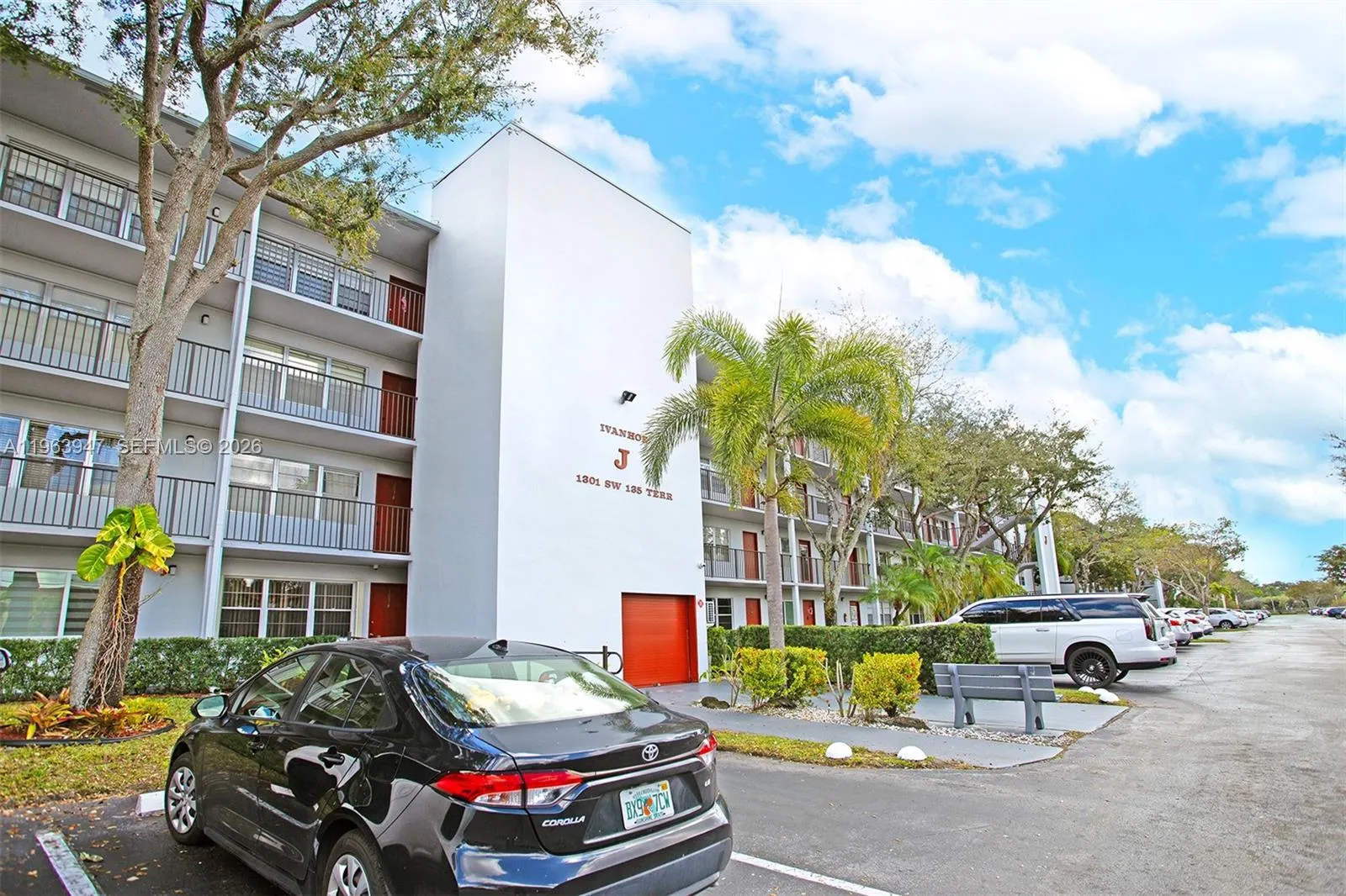 ASSIGNED PARKING AND FRONT OF BUILDING