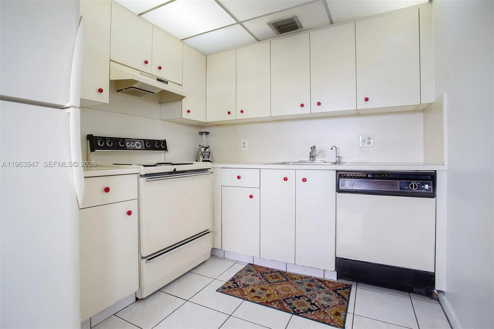 KITCHEN AREA WITH APPLIANCES