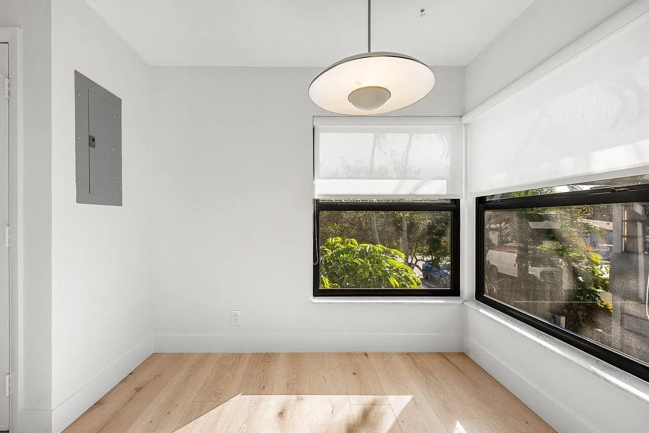 Breakfast nook.