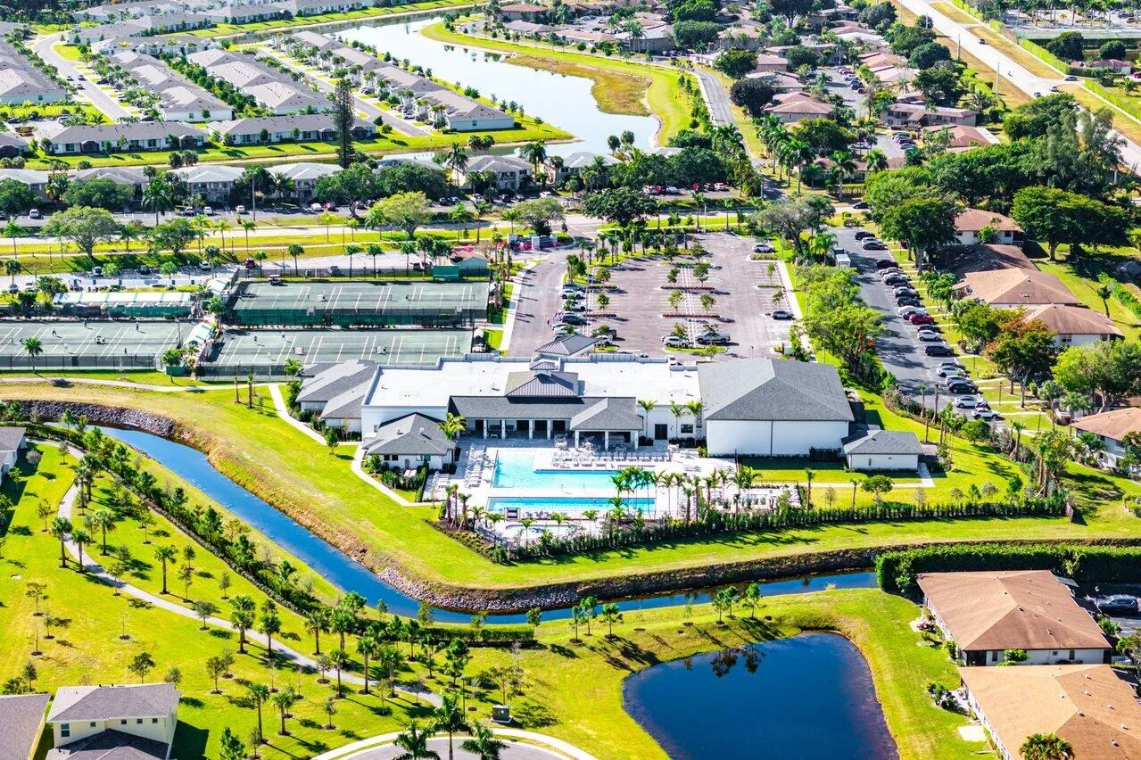 Aerial of New Clubhouse.