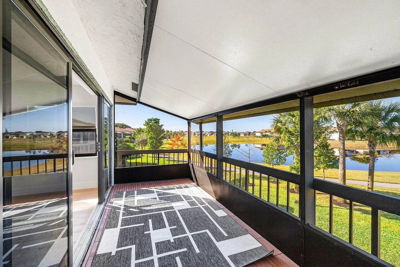 Great view from patio.