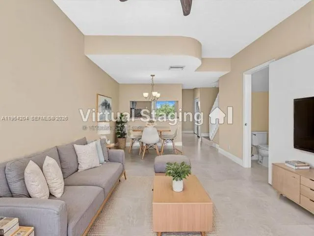 Virtually staged