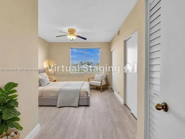 Master bedroom, Virtually staged