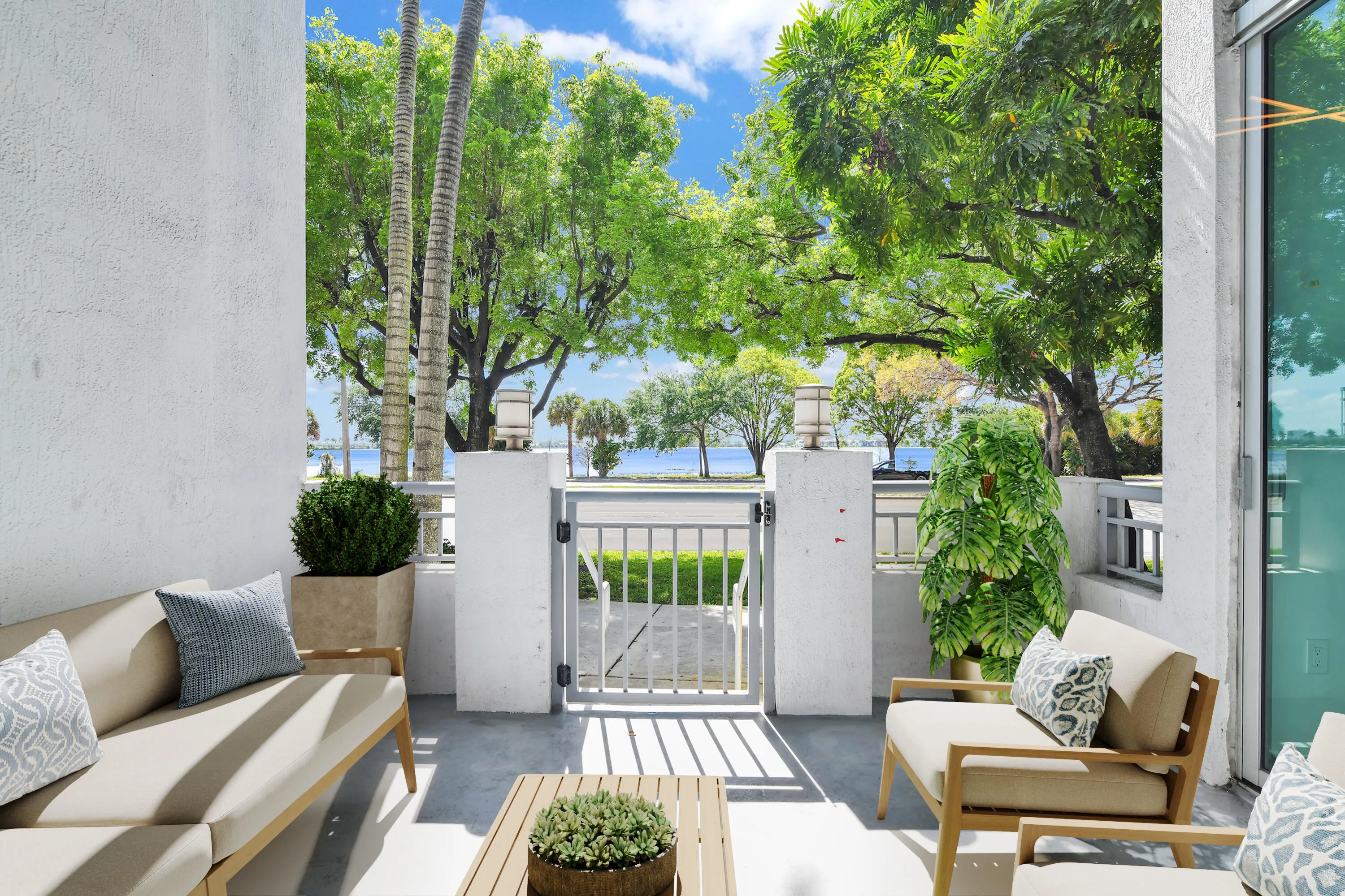 Virtually Staged patio
