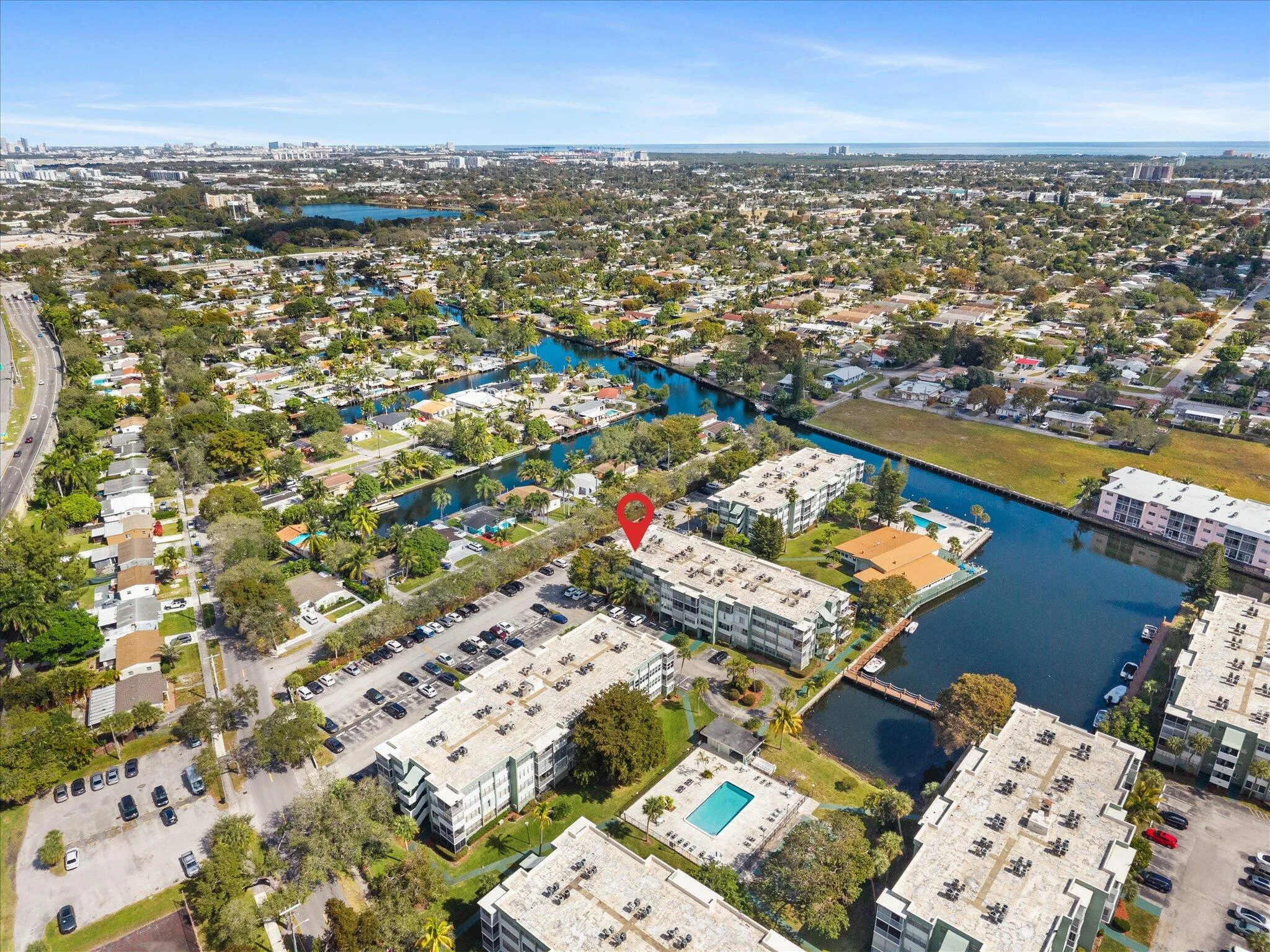 aerial facing north east
