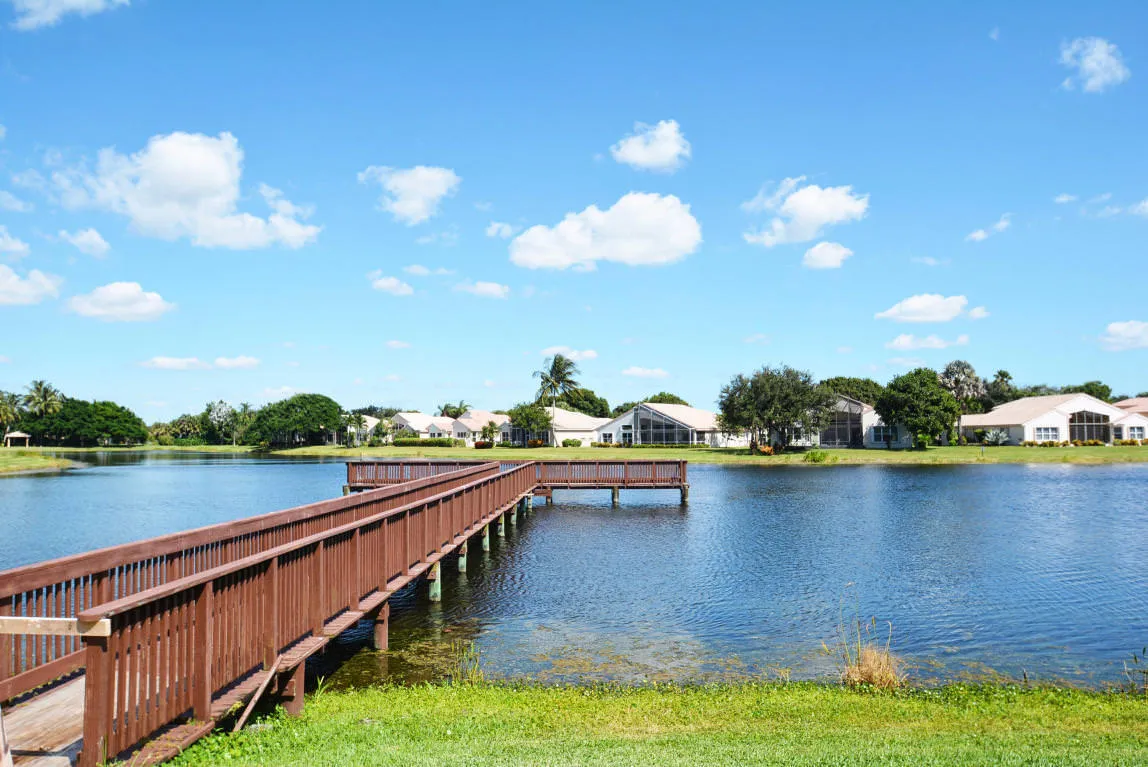 The 15 lakes in Valencia Lakes are continuously stocked with a variety of fish