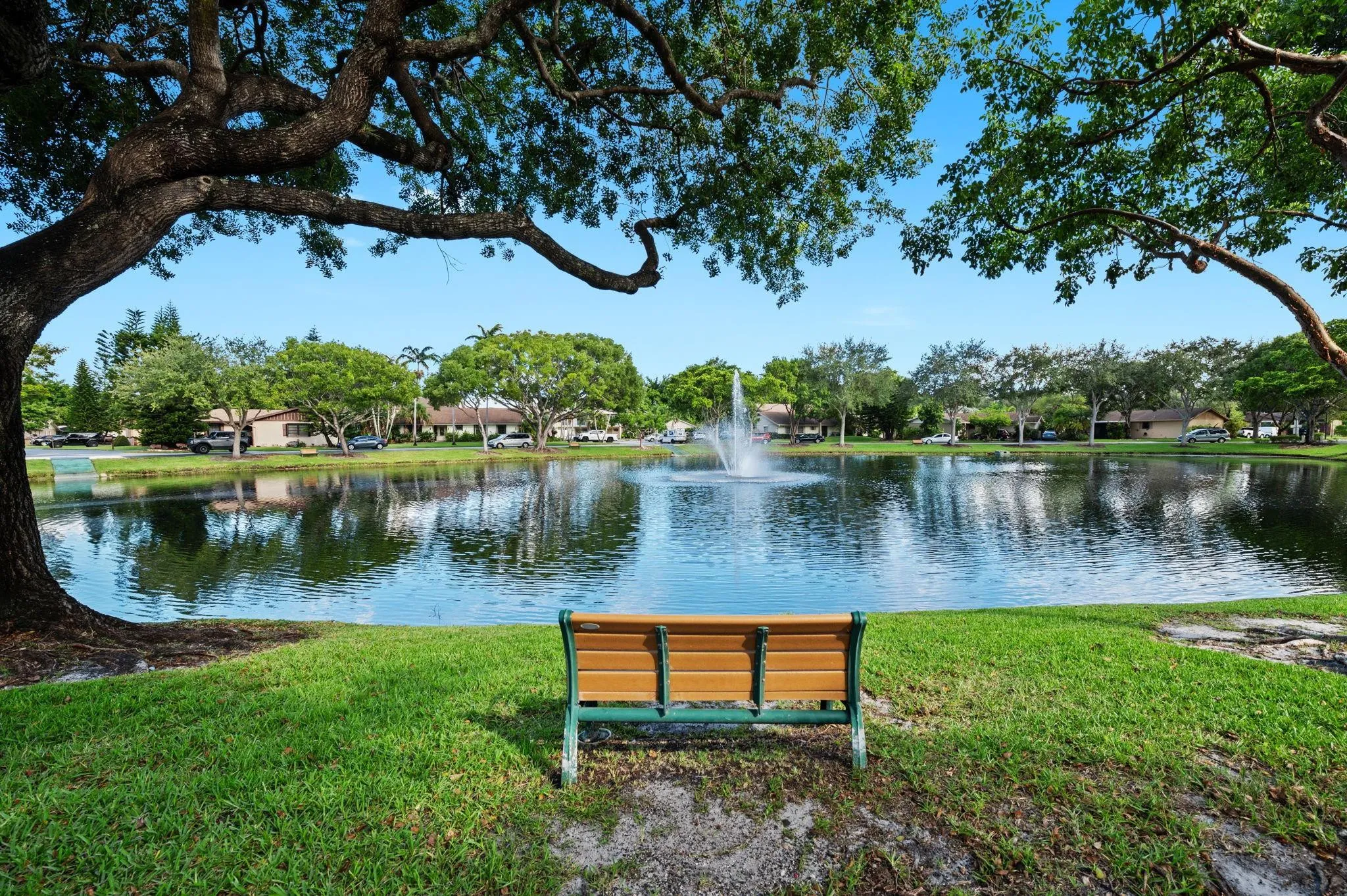 Water view across the street
