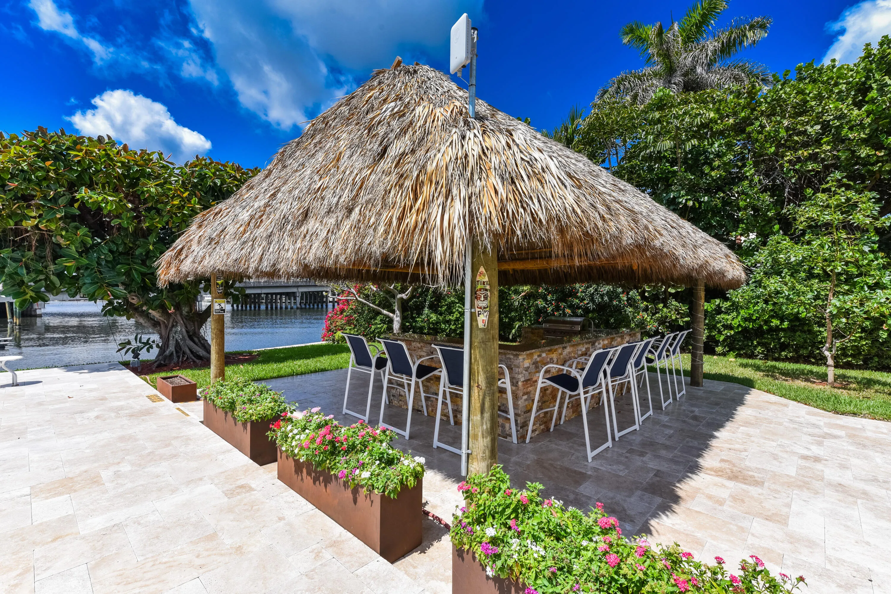Waterside tiki