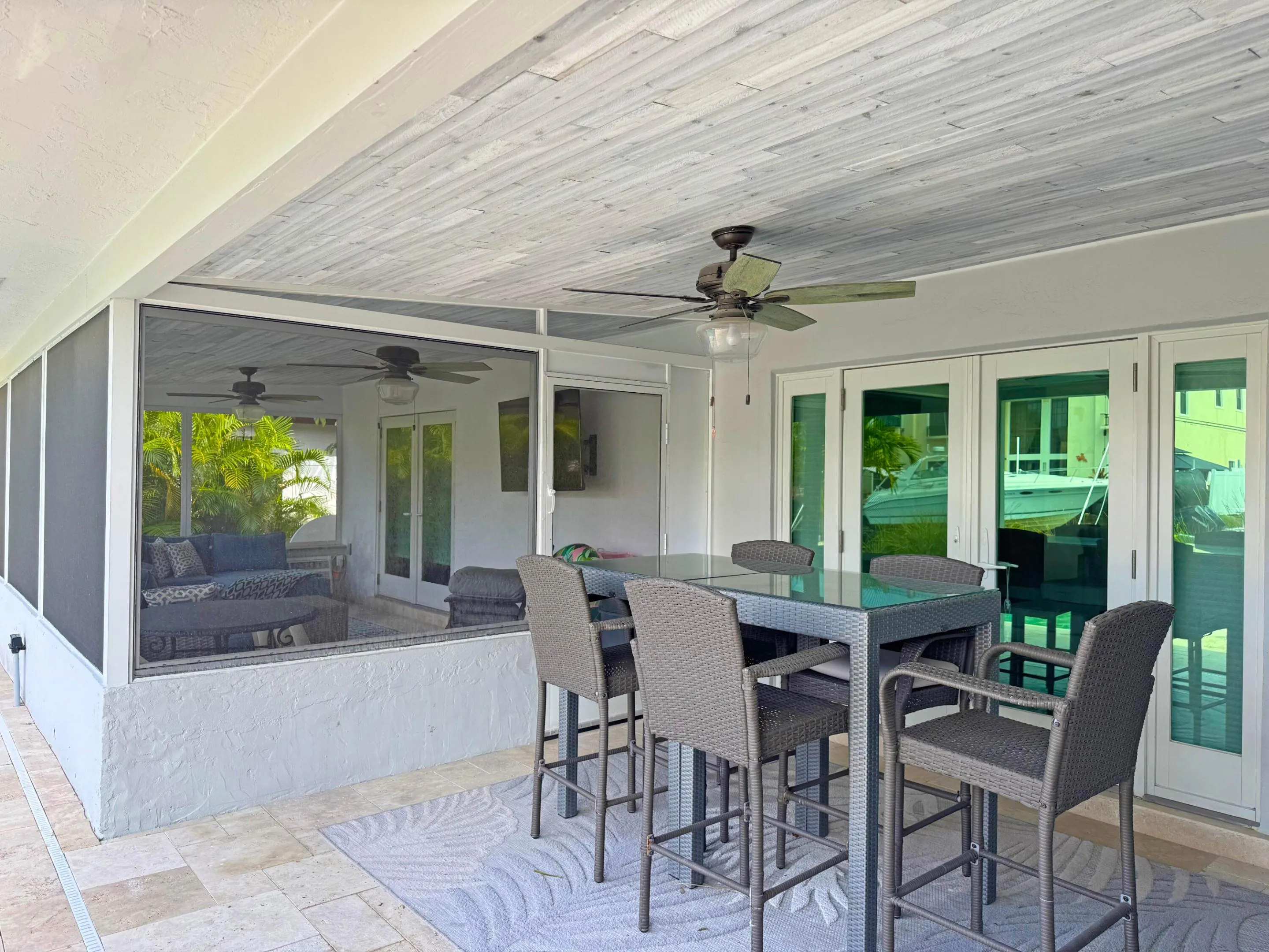 Covered patio