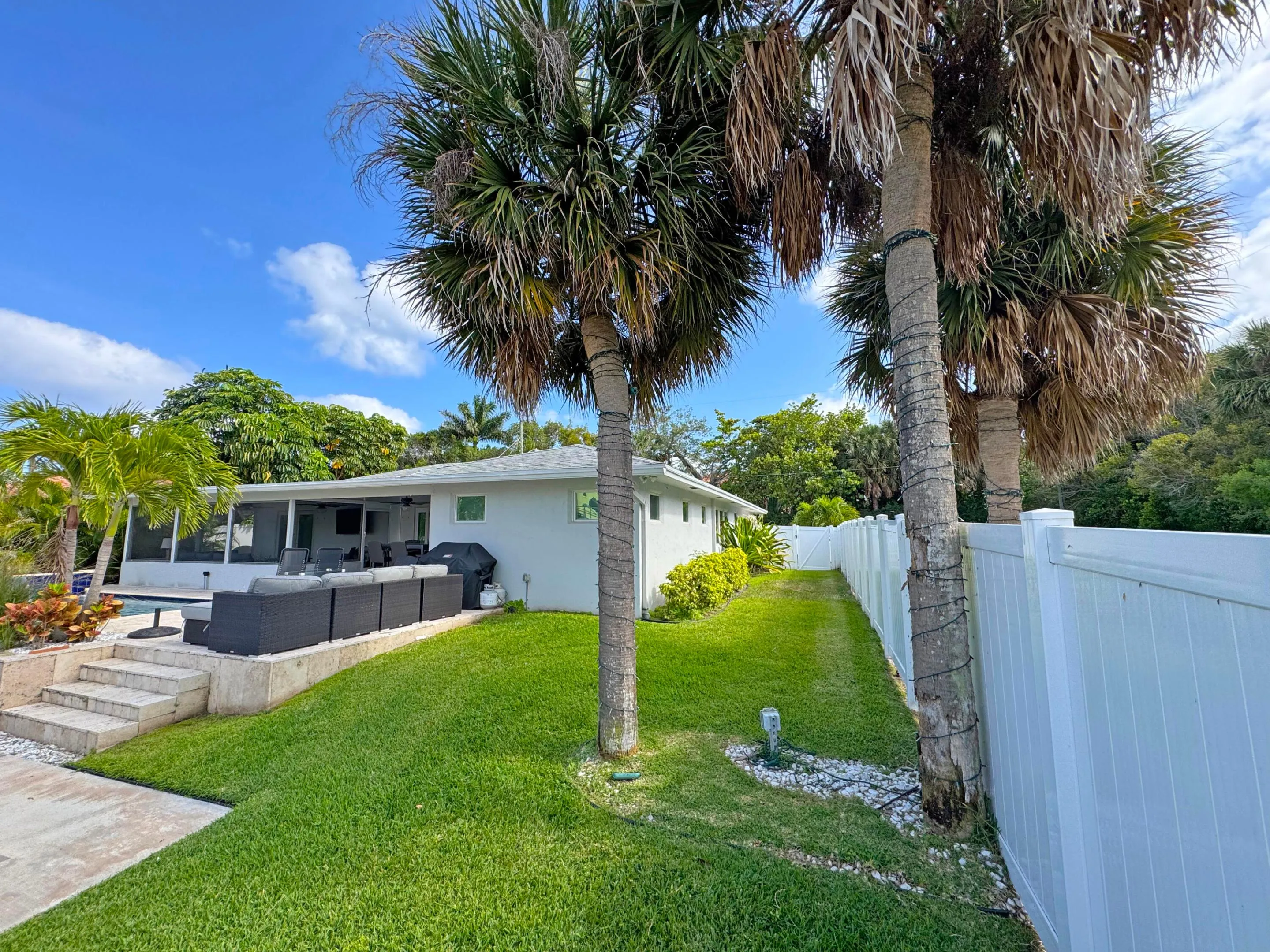 A large and fully enclosed and very private property