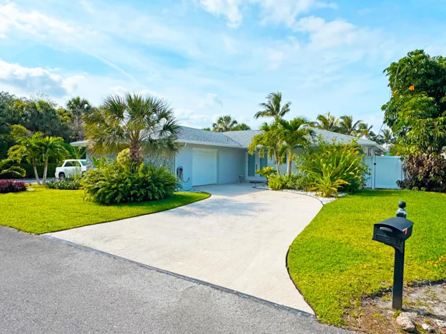 Located on a large corner lot on a quiet no-outlet street