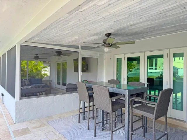 Covered patio