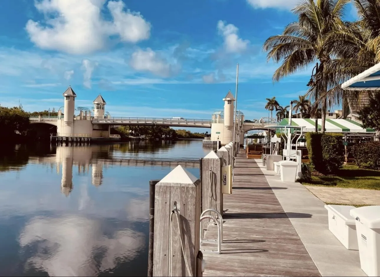 Boynton Beach bridge to the Oceanfront Park