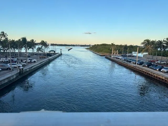 Boynton Inlet looking east to Oak Street