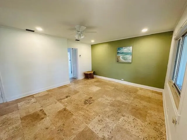 Front door enters into the living room