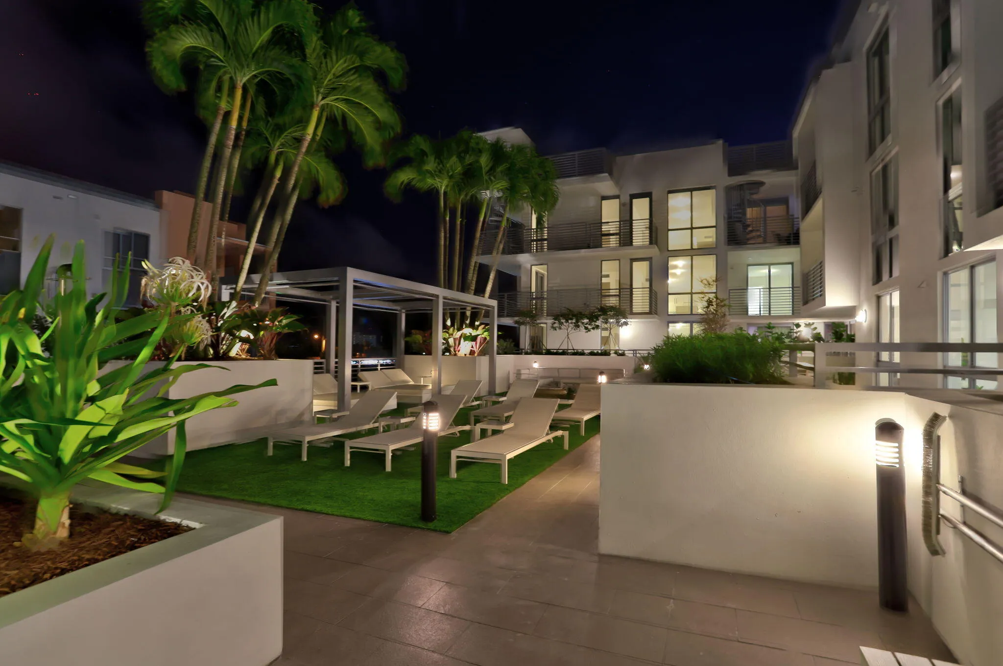 Twilight Pool area