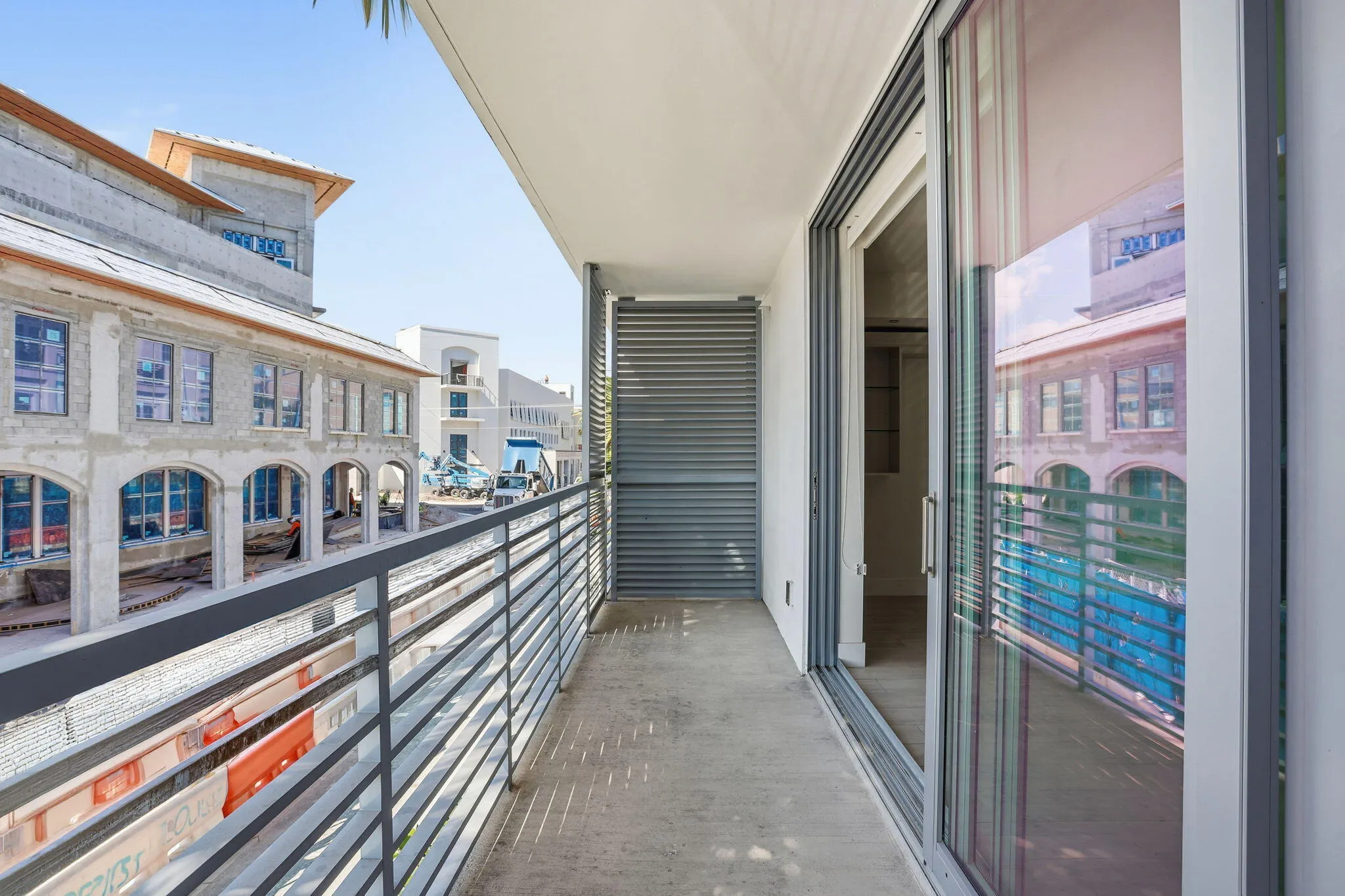 Long balcony