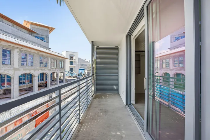 Long balcony