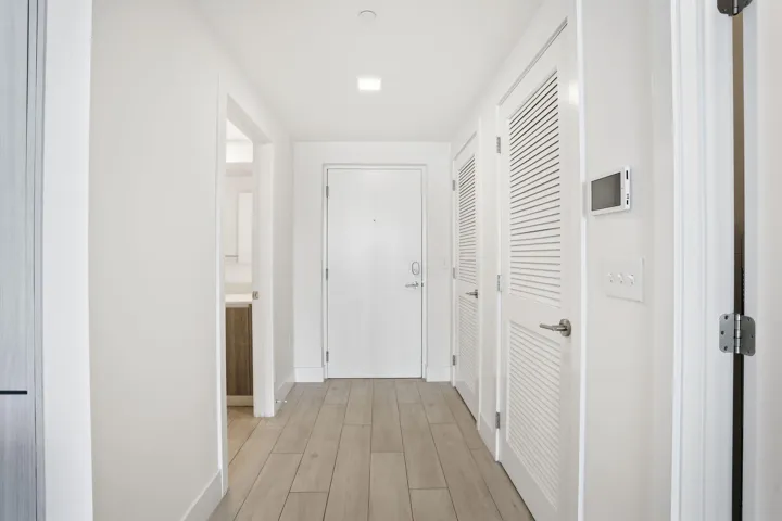 View to front door