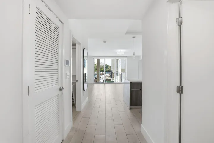 Inside the unit entry