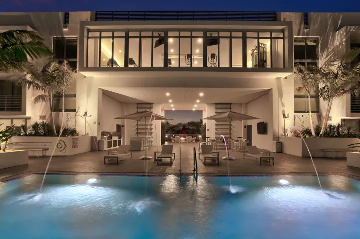 Twilight pool